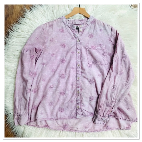 Anthropologie Pilcro And The Letterpress Whitney Trapeze Top Embroidered Size XS - Picture 4 of 6